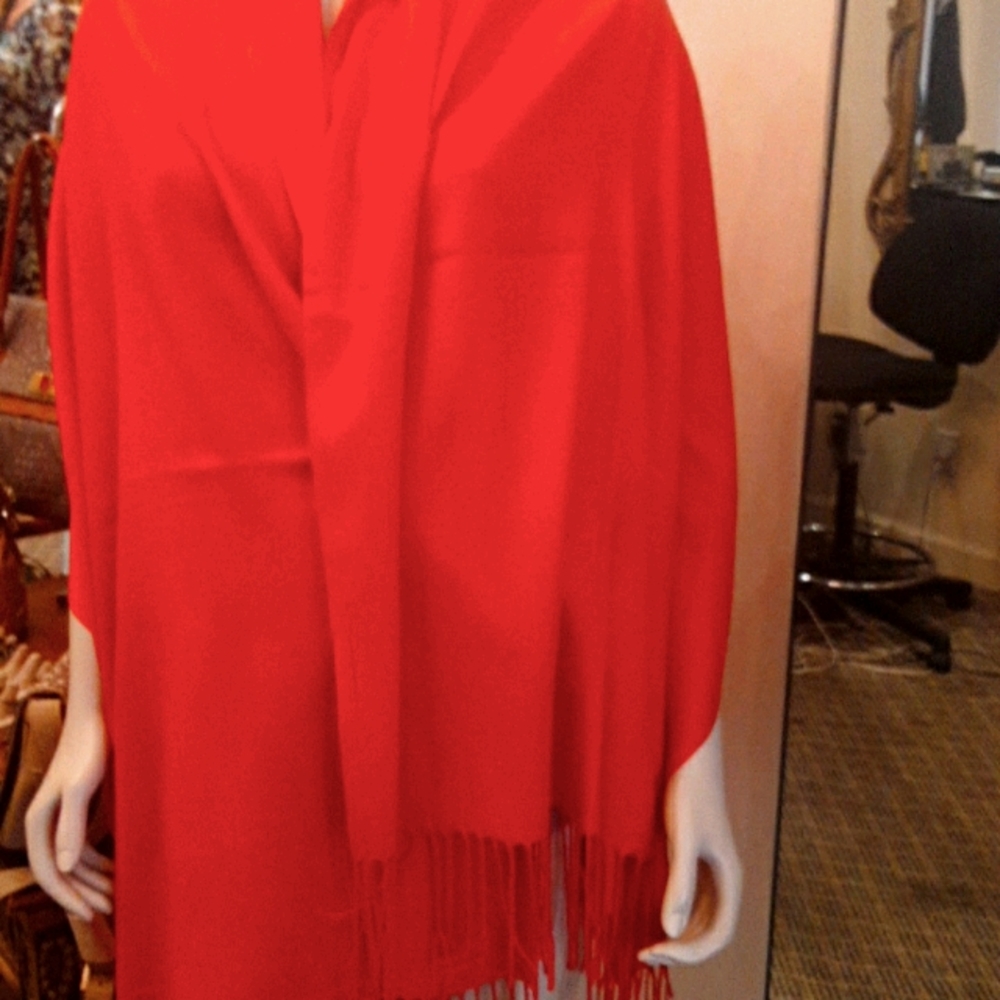 Red Pashmina